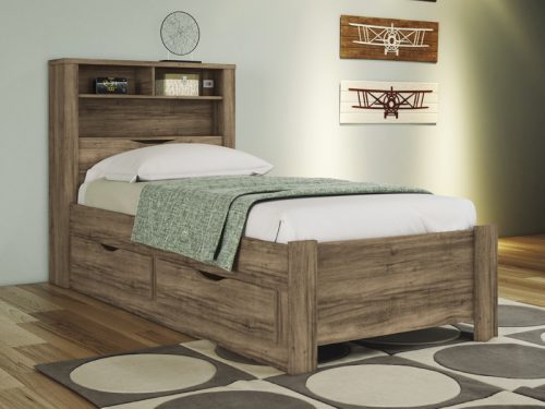 Cama Solteiro Invicta com Gavetas