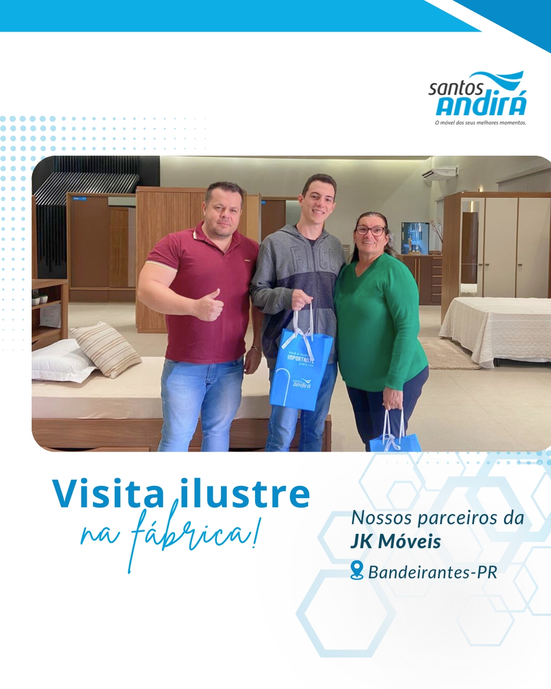 Visita Ilustre na Fábrica