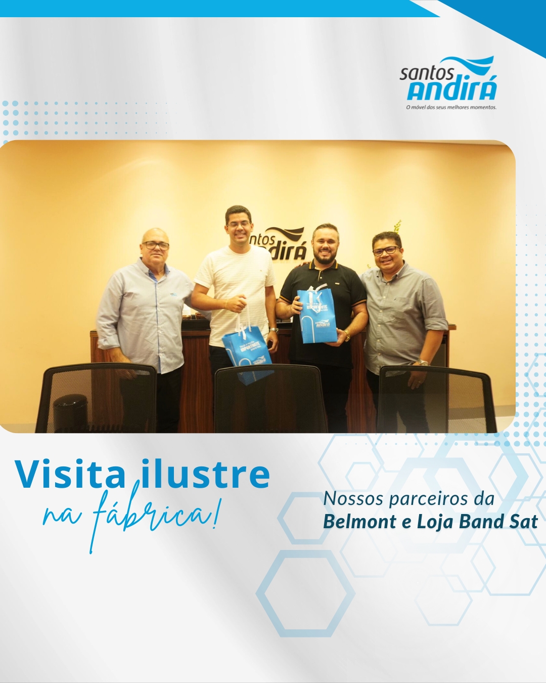 Visita Ilustre na Fábrica