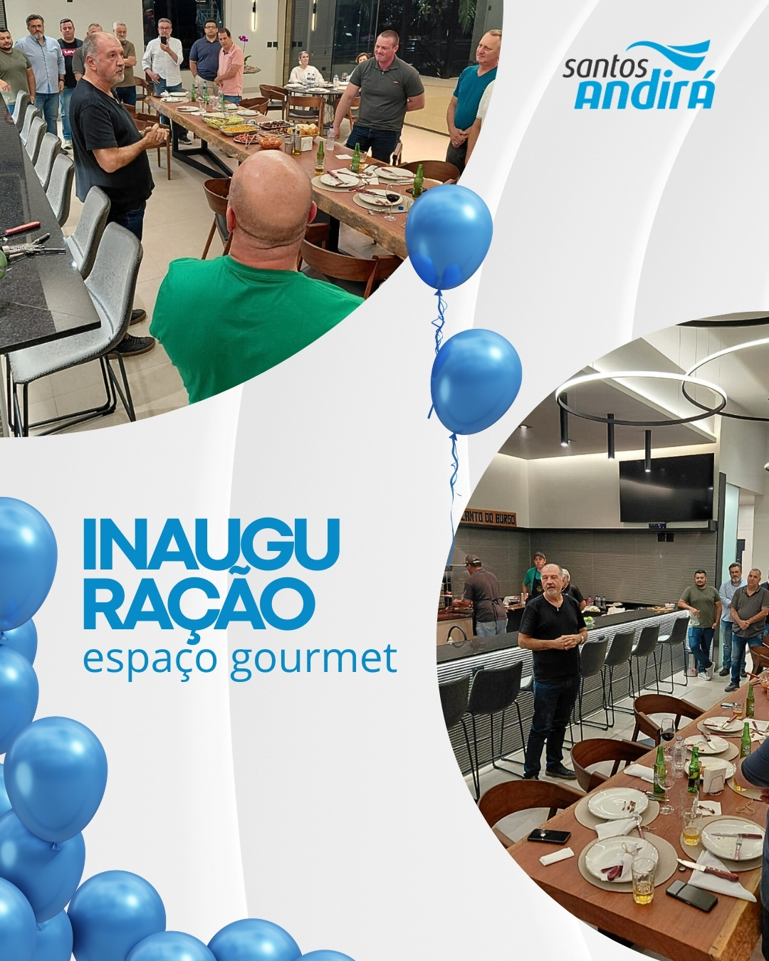 Inauguração espaço gourmet!