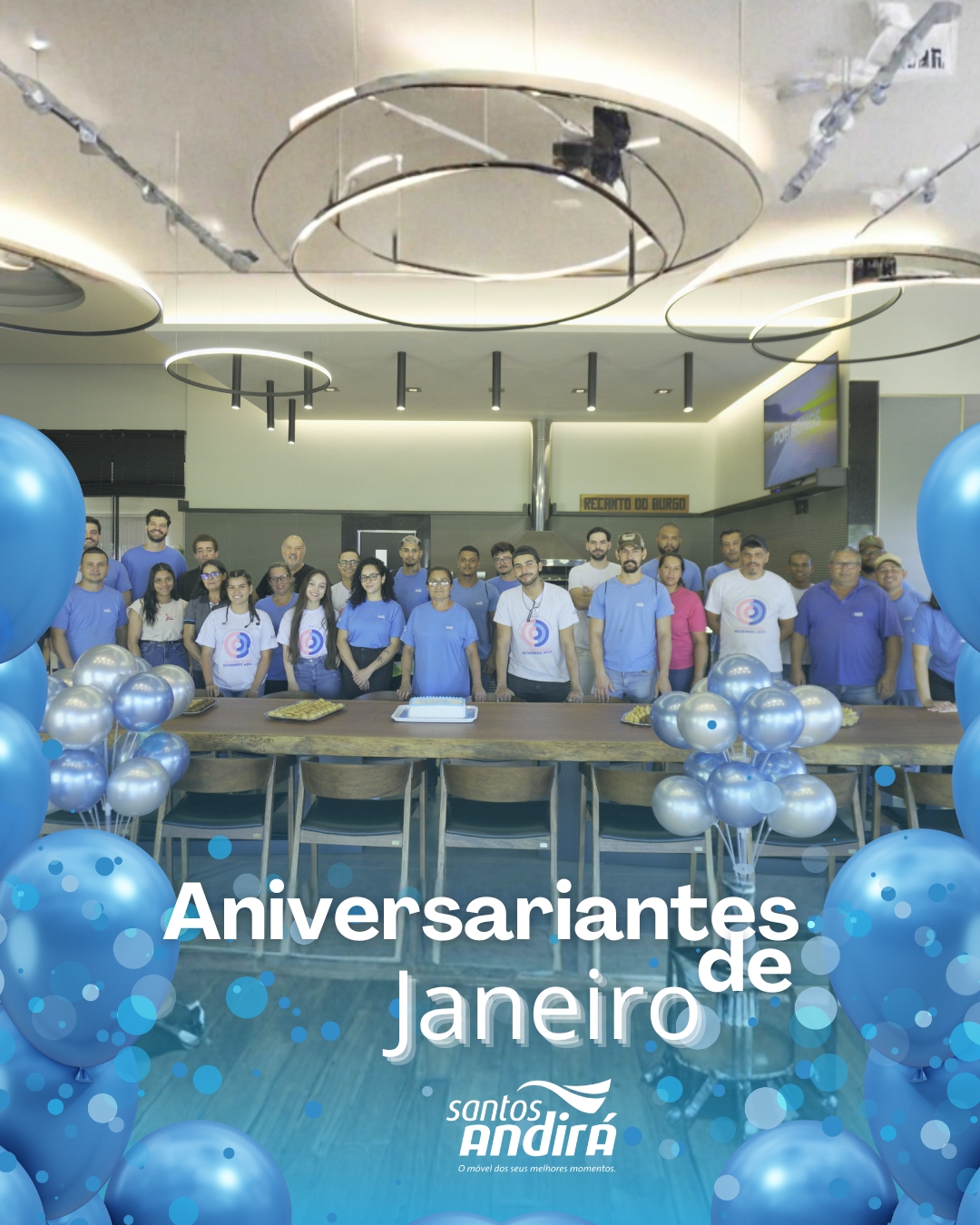 Aniversariantes de Janeiro!