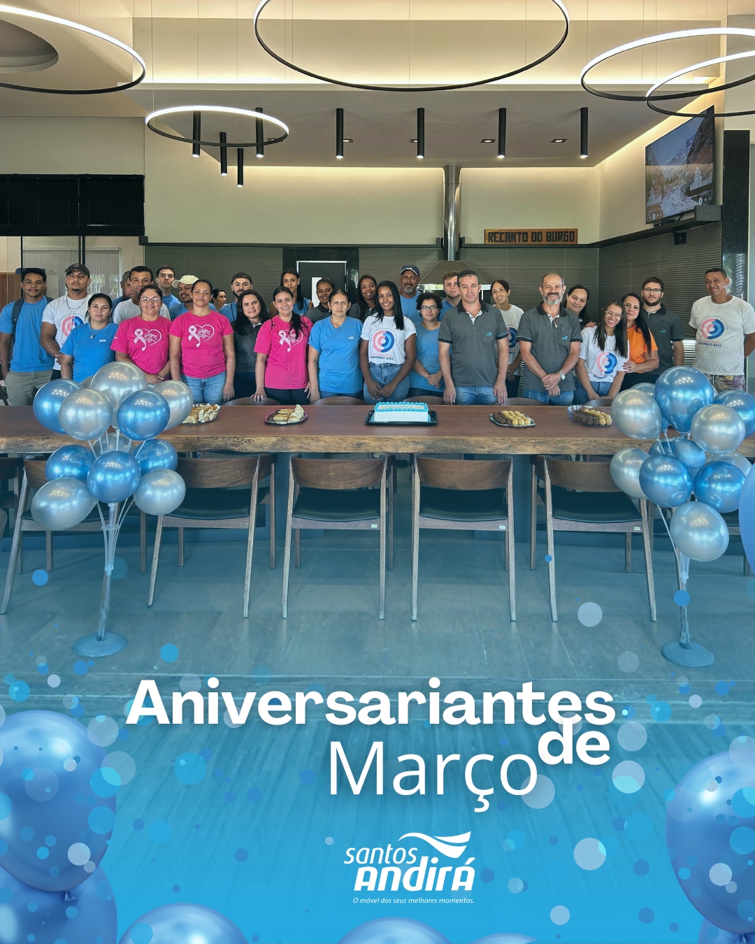 Aniversariantes de Março