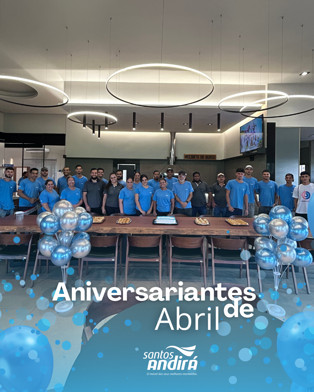 Aniversariantes do mês!