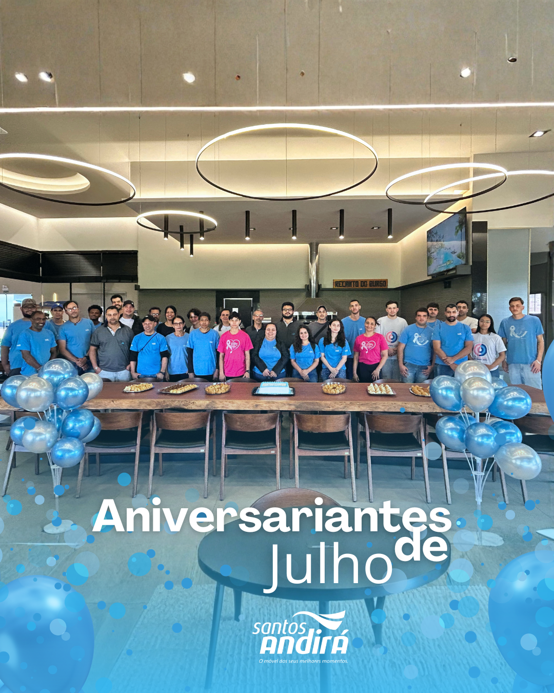 Aniversariantes do mês!