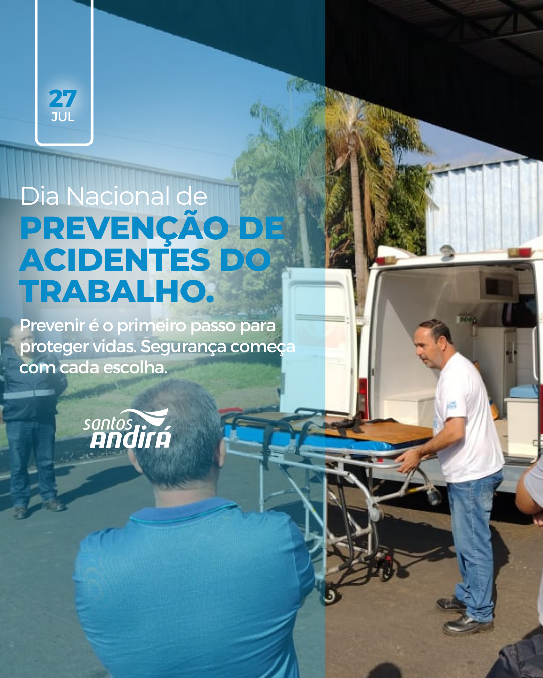 Dia Nacional da Prevenção Contra Acidentes do Trabalho!